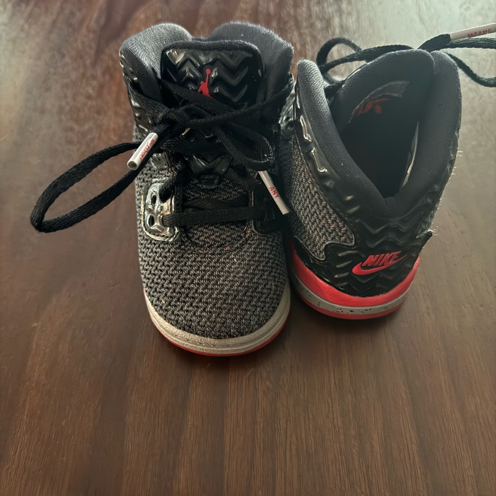 Jordan Kids Sneakers Black and Red